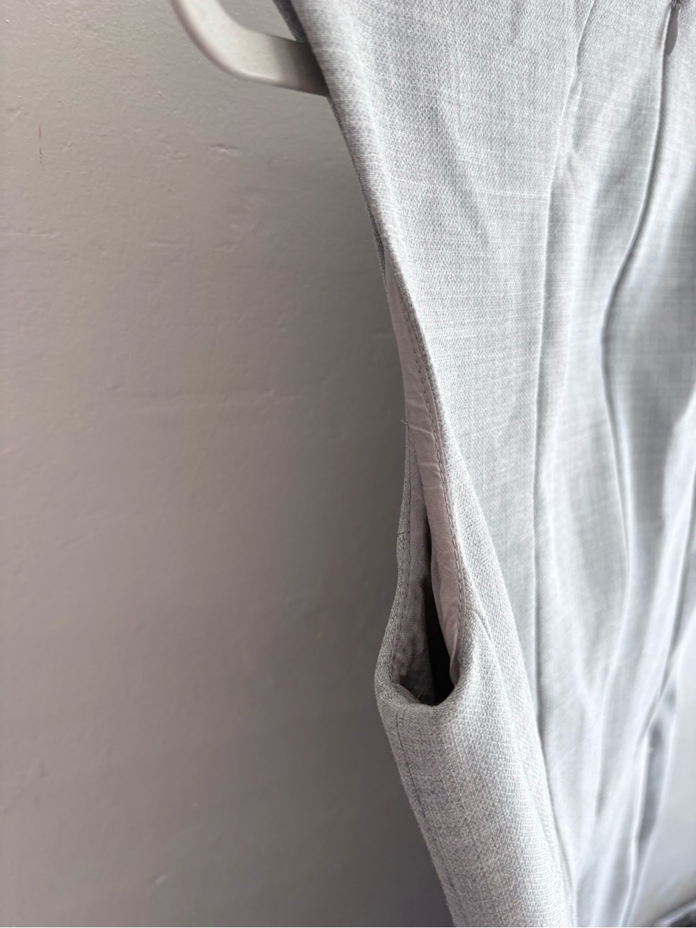 Brooks Brothers light grey wool dress - Picture 4 of 6
